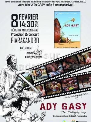 Ady gasy The malagasy way - Projection et concert piarakandro au Dome RTA Akorondrano