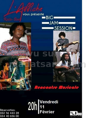 Affiche Resto Bar Toamasina‍ - Rencontre musicale - Big Jam Session