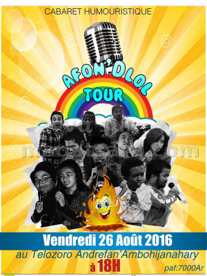 Afon'dLOL tour - cabaret humouristique - Telozoro Andrefan'Ambohijanahary