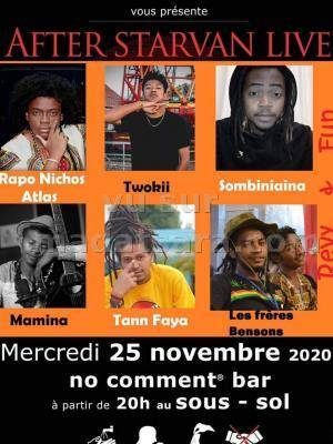 After Starvan live No Comment Bar Isoraka