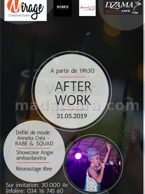 After work - Dzama Cocktail Café Antananarivo‍ showcase Angie‍