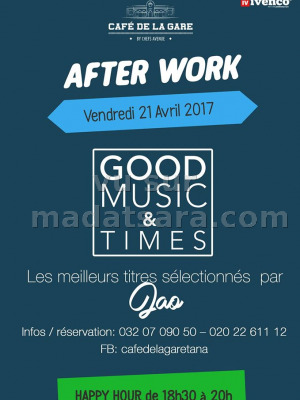 After work good music & times - Café de la Gare Soarano‍