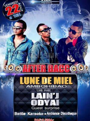 After Bacc live avec Lain'J et Odyai à la Lune de Miel Ambohibao