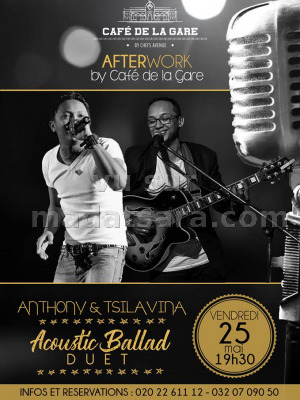Afterwork by Café de la Gare Soarano‍ avec Anthony‍ & Tsilavina‍