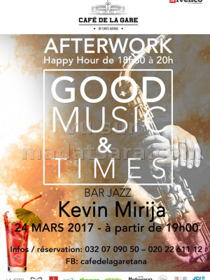 Afterwork good music & times - Café de la Gare Soarano‍