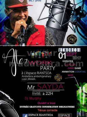 Afterwork party avec Mr Sayda Espace Riantsoa Andrefan'Ambohijanahary‍