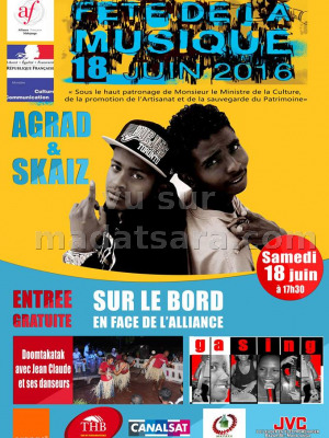 Agrad & Skaiz - fête de la musique à l'Alliance Française de Mahajanga