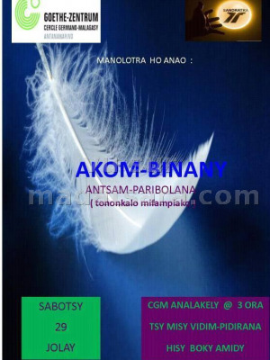 Akom-binany - Antsam-paribolana CGM Analakely‍