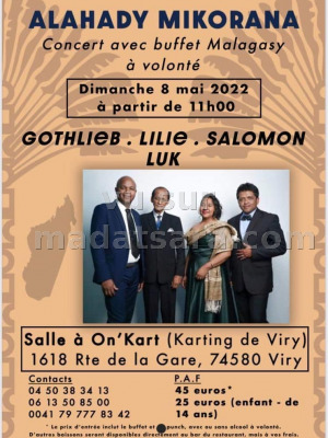ALahady mikorana - Luk‍ Salomon‍ Lilie‍ Gothlieb‍ - Salle a On'Kart Viry