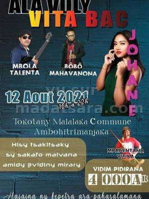Alavoly vita bacc Johane, Mbola Talenta, Boboh Mahavanona Tokotany Commune Ambohitrimanjaka