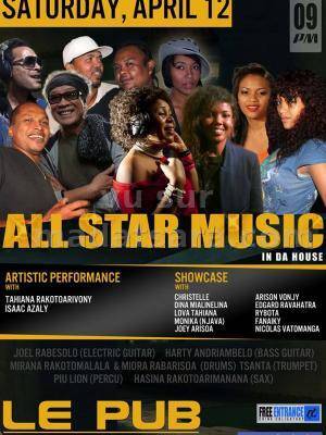 All Star Music in Da House au Le Pub