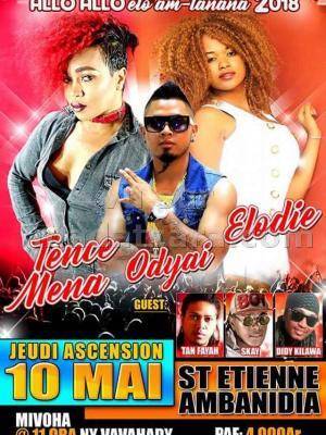 Allo allo eto amin'ny tanana 2018 Odyai, Tence Mena, Elodie, Tann Faya, Didy Kilava Lycée Privé St Etienne Ambanidia