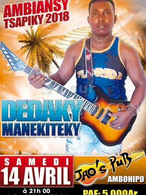 Ambiansy Tsapiky 2018 - Dedaky‍ - JAO'S PUB‍