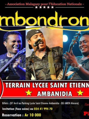 AmbondronA‍ en concert Terrain Saint-Etienne Ambanidia