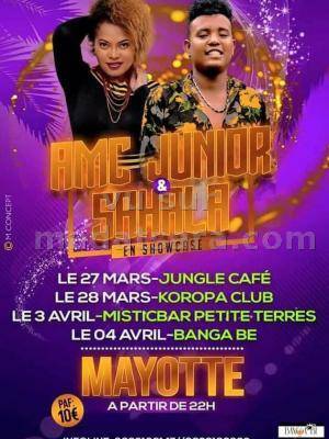 Amc Junior & Sahala - Jungle Café Mamoudzou - Koropa Mayotte - Banga Be Chirongui Mayotte - Misticbar Petite-Terres Mayotte