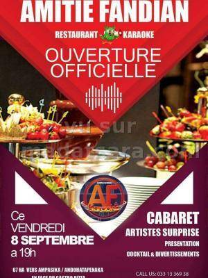 Amitié Fandian ouverture officielle 67ha cabaret