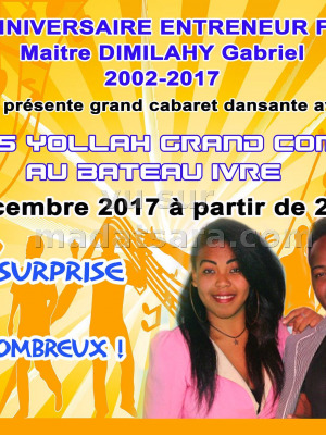 Amoros‍ au grand complet au Bateau Ivre Toamasina‍ jubilé anniversaire