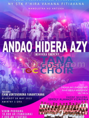 Andao hidera azy - TGC (Tana Gospel Choir)‍ - FJKM Vontovorona Fanantenana