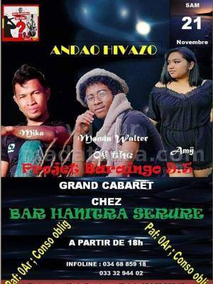 Andao hivazo Bar Hanitra Serure