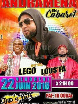 Andramena en cabaret JAO'S PUB