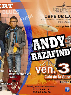 Andy Razafindrazaka‍ quartet au Café de la Gare Soarano‍