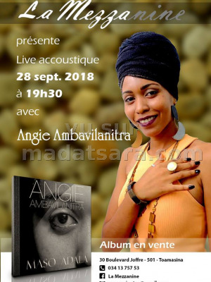 Angie‍ live accoustique - La Mezzanine Toamasina