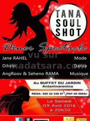 AngRoov, Seheno Rama, Jane Rahel, Dihvin - Tana Soul Shot Diner spectacle au Buffet du Jardin Antaninarenina