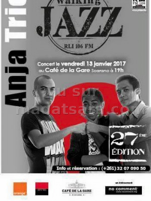 Anja‍ trio - Walking Jazz 27è éditionau Café de la Gare Soarano‍