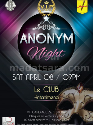 Anonym night Le Club Antanimena‍
