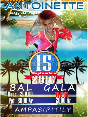 Antoinette - Bal Gala - Ampasipitily