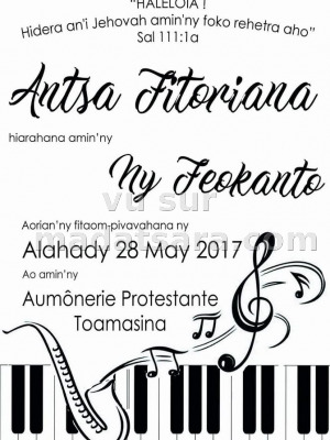 Antsa fitoriana hiarahana amin'ny Ny Feokanto - Aumonerie Protestante Toamasina