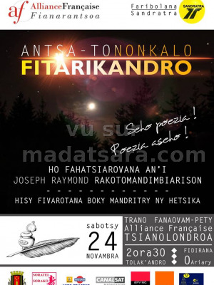 Antsa-tononkalo fitarikandro - AF -  Fianarantsoa‍