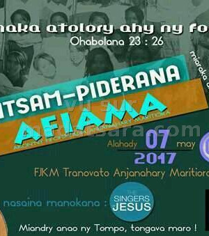 Antsam-piderana AFIAMA - FJKM Tranovato Anjanahary Martiora‍ nasaina : The Singers Of Jesus‍