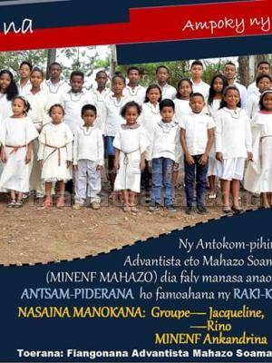 Antsam-piderana ho famoahana ny raki-kira 1 - Eglise Adventiste Mahazo Soamanandrariny