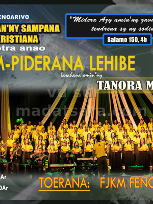 Antsam-piderana lehibe iarahana amin'ny Tanora Masina Itaosy‍ - FJKM Fenoarivo