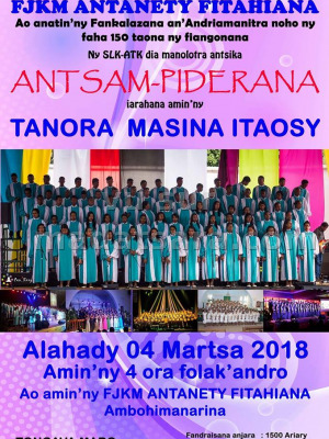 Antsam-piderana - Tanora Masina Itaosy‍ - FJKM Antanety Fitahiana
