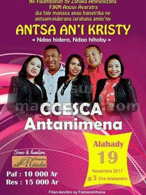 Antsan'i Kristy en concert CCESCA Antanimena