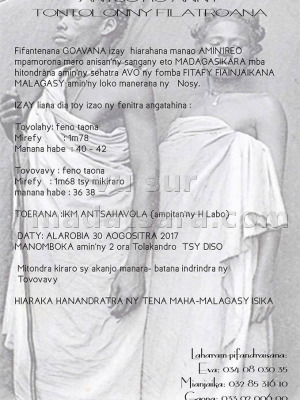 Antso hoan'ny tontolon'ny filatroana - IKM Ivon-toeran'ny Kolontsaina Malagasy‍