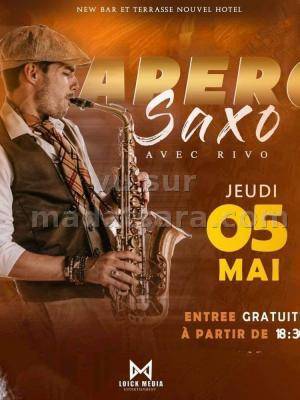 Apero saxo avec Rivo - New Bar Diégo Suarez