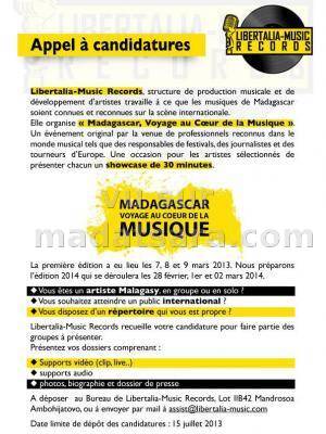 Libertalia-Music Records, organise un évènement par la venye de professionnels reconnus dans le mo