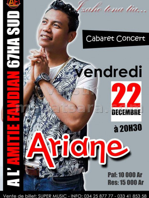 Ariane‍ cabaret concert Amitie Fandian 67Ha‍