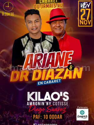 Ariane‍ & Dr Diazan en cabaret - Kilao's Hotel‍