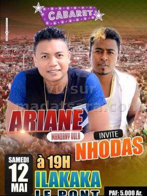 Ariane & Nhodas en cabaret Le Pont Karaoke Dancing Ilakaka