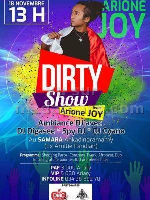 Arione Joy en show case dirty show Amitié Fandian (ex-Samara)