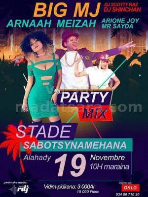 Arnaah, Big MJ, Arione Joy, Mr Sayda en concert Kianja Herisetra Rafanodina Sabotsy-Namehana