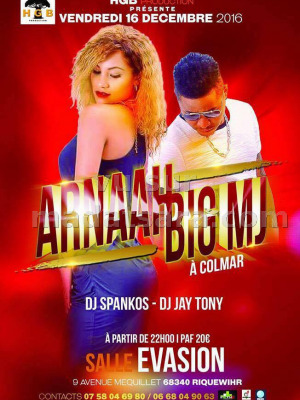 Arnaah‍ & Big MJ‍ en concert Salle Evasion Colmar‍