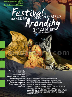Arondihy - festival de danse multidisciplinaires - 1er atelier CGM Analakely‍