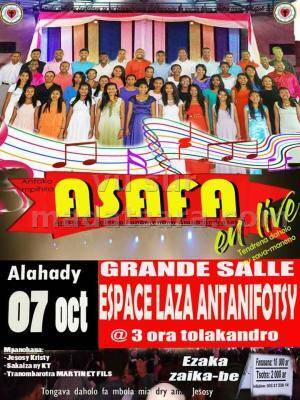 Asafa Gospel en live Espace Laza Antanifotsy Ambatondrazaka
