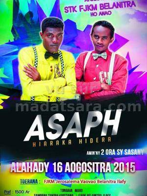 ASAPH hiaraka hidera FJKM Jerosalema Vaovao Belanitra Ilafy