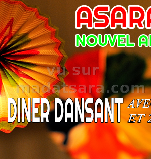 Asaramanitra - Nouvel an malagasy à la Réunion diner dansant